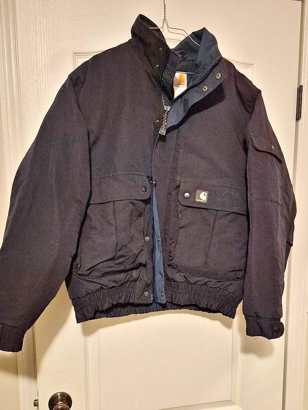 Carhartt J140 Quilted Jacket in Black Size Medium